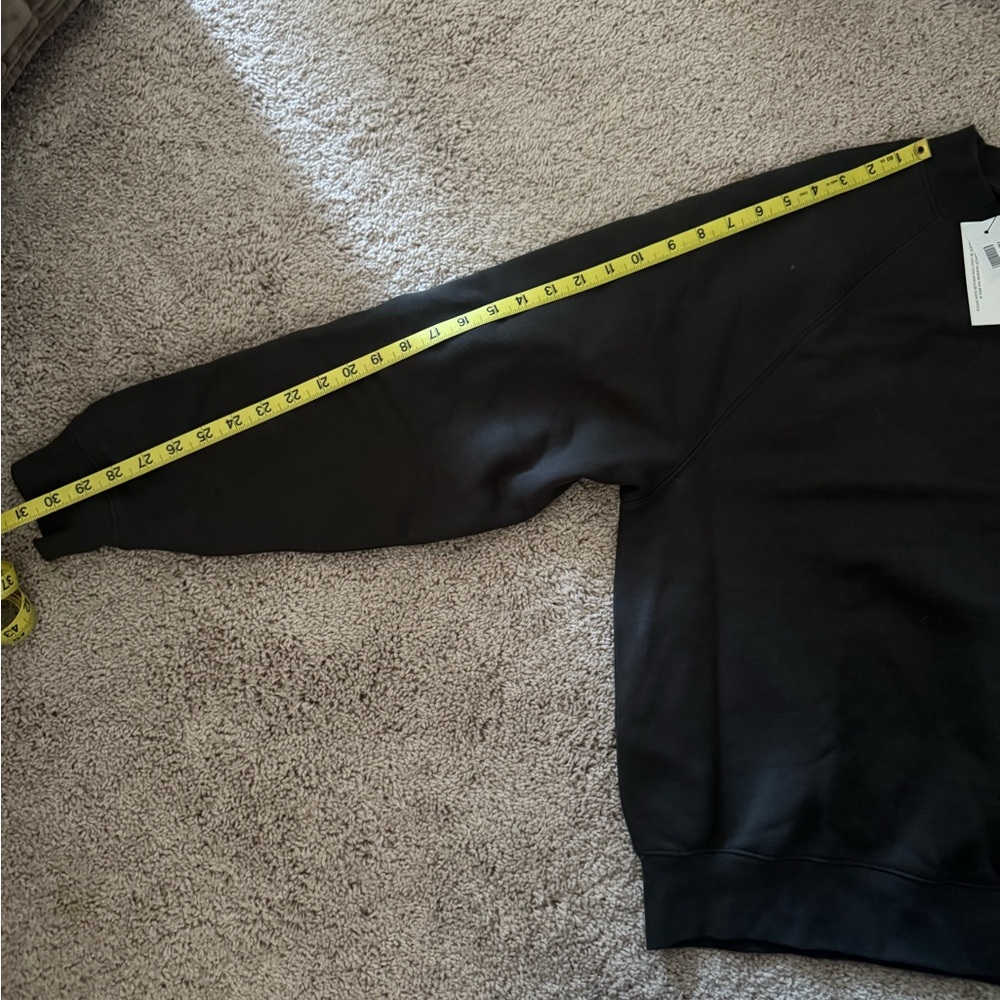 Essentials Dark Brown/ Gray Crewneck Sweatshirt - Picture 9 of 9
